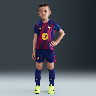 F.C. Barcelona 2025/26 Stadium Home Younger Kids' Nike